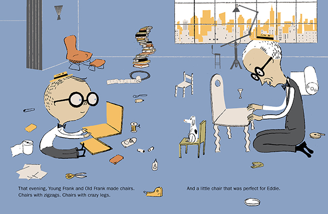 Spread from <i>Young Frank, Architect</i>