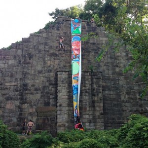 Fort Makers' Action Painting installation
