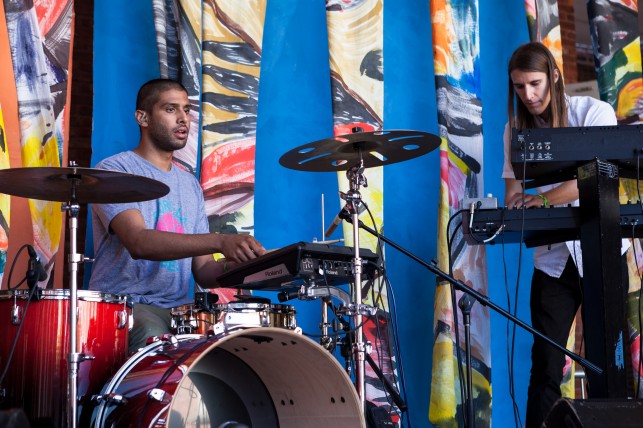Fort Makers stage set design for Warm Up 2013 at MoMA PS1. Photo: Charles Roussel