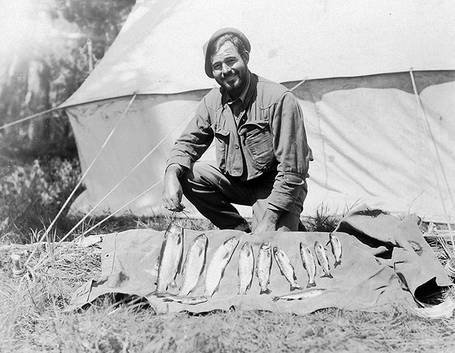 Heminway in Montana, 1932. Sara and Gerald Murphy Papers, Yale Collection of American Literature, Beinecke Rare Book and Manuscript Library © Estate of Honoria Murphy Donnelly/Licensed by VAGA, New York, NY