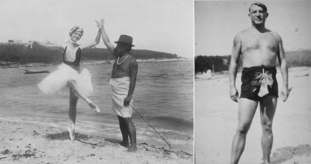 Picasso with his first wife, Olga, who had been a dancer with the Diaghilev company, c. 1923. Sara and Gerald Murphy Papers, Yale Collection of American Literature, Beinecke Rare Book and Manuscript Library © Estate of Honoria Murphy Donnelly/Licensed by VAGA, New York, NY