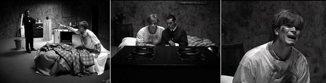 Stills from Mike Kelley's Extracurricular Activity Projective Reconstruction #1 (A Domestic Scene)