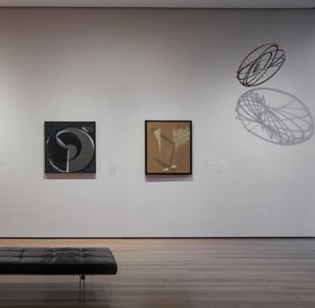 A view of Russian avant-garde works in MoMA's fifth-floor Painting and Sculpture Galleries