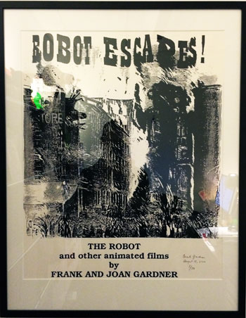 poster for a screening Frank and Joan Gardner's short films