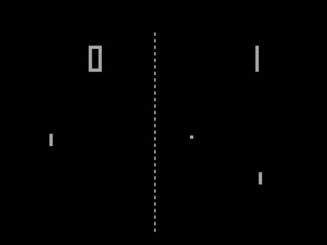 Allan Alcorn of Atari, Inc. (USA, est. 1972). Pong. 1972. Published by Atari, Inc. (USA, est. 1972). Gift of Atari Interactive, Inc., 2013. Image © 2014 Atari, Inc.