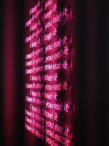 Installation view of Petra Collins: Discharge