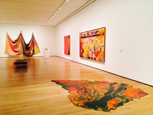Installation view, caption TK