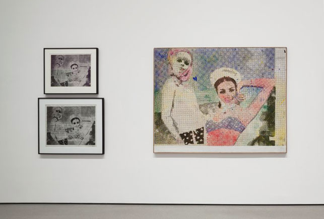Installation view of Alibis: Sigmar Polke 1963–2010, The Museum of Modern Art, New York, April 19–August 3, 2014. © 2014 The Estate of Sigmar Polke/Artists Rights Society (ARS), New York/VG Bild-Kunst, Bonn, Germany