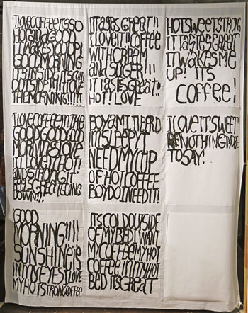 Matt Mullican. Untitled (Learning from That Person’s Work) (detail). 2005. Courtesy of la Biennale di Venezia. © 2014 Matt Mullican