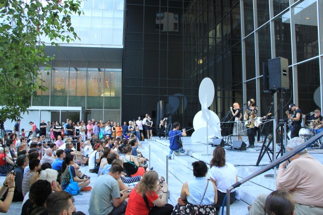 MoMA Nights performance featuring Ex Cops, July 4, 2013