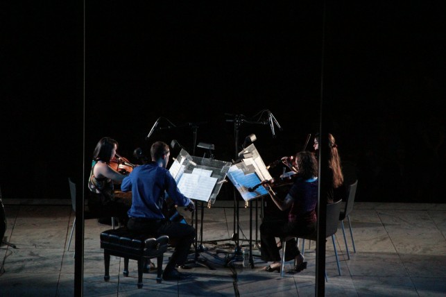 New Juilliard Ensemble string quartet. Photo: Ted Sullivan