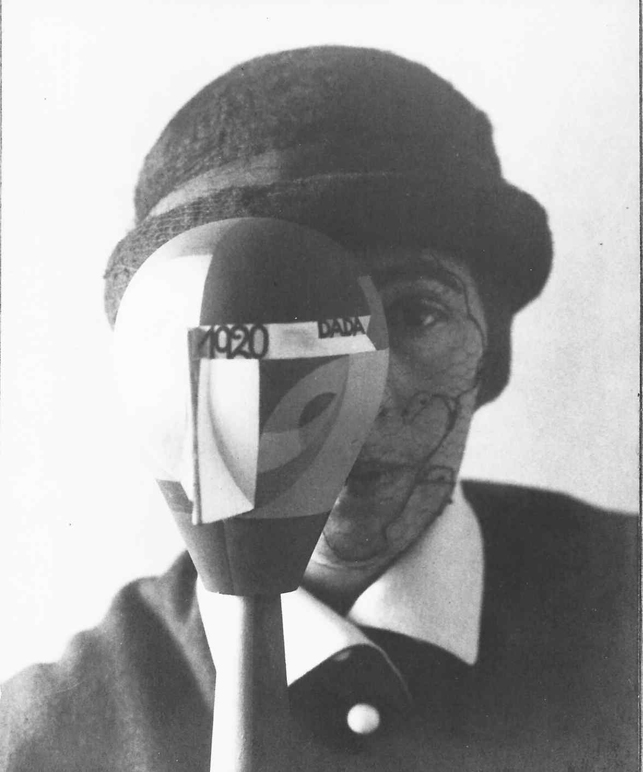 Sophie Taeuber-Arp with Dada Head. 1920. Photo: Nic Aluf. Stiftung Arp e.V., Berlin/Rolandswerth