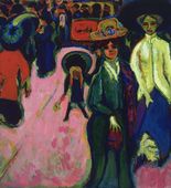 Ernst Ludwig Kirchner
Street, Dresden
1908 (dated on painting 1907)