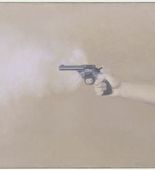 Vija Celmins. Gun with Hand #1. 1964