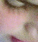 Richard Benson. Detail of <i>Alisa Benson</i>, enlarged fifty times. 2008. Inkjet print, 21 x 16" (53.3 x 40.6 cm), from the exhibition <i>The Printed Picture</i>, on view at The Museum of Modern Art through July 13, 2009. Courtesy The Museum of Modern Art. &copy; 2009 Richard Benson.