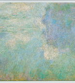 Claude Monet. Water Lilies. 1914-26. Oil on canvas, 6' 6 1/2" x 19' 7 1/2" (199.5 x 599 cm). Mrs. Simon Guggenheim Fund. © 2009 Artists Rights Society (ARS), New York / ADAGP, Paris 