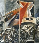 José Clemente Orozco. Dive Bomber and Tank. 1940