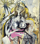 Oil and enamel on fiberboard
53 3/8 x 44 5/8" (136.2 x 113.3 cm)
Hirschhorn Museum and Sculpture Garden, Smithosian Institute, Washington D.C
Gift of Joshep H. Hirshhorn Foundation, 1966 
© 2011 The Willem de Kooning Foundation / Artists Rights Society (ARS), New York
