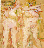 Oil and graphite on paper mounted on masonite 
19 5/8 x 14 5/8" (49.8 x 37.1 cm)  
Private collection, courtesy Timothy Taylor Gallery  
© 2011 The Willem de Kooning Foundation / Artists Rights Society (ARS), New York