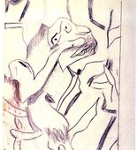 Charcoal and oil on vellum
59 15/16 x 42 1/2" (152.2 x 108 cm)
Private collection
© 2011 The Willem de Kooning Foundation / Artists Rights Society (ARS), New York
