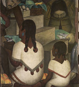 Water based paint on plaster fresco mounted on cement
49 x 39 1/8 x 3" (124.5 x 99.4 x 7.6cm)
Smith College Museum of Art. Northampton, Massachusetts
Gift of Mrs. Dwight W. Marrow