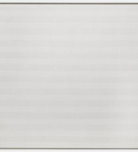 Agnes Martin. The Tree. 1964. Oil and pencil on canvas, 6 x 6' (182.8 x 182.8 cm). Larry Aldrich Foundation Fund. © 2012 Estate of Agnes Martin / Artists Rights Society (ARS), New York
