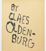 Claes Oldenburg poster