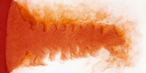 Berni Searle. <i>On Either Side.</i> 2005. Pigmented inkjet print, 39 3/8 x 78 3/4" (100 x 200 cm). The Museum of Modern Art, New York. Fund for the Twenty-First Century. &copy; 2007 Berni Searle