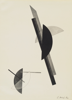 L&aacute;szl&oacute; Moholy-Nagy. Untitled, from <i>Constructions.</i> 1923. Lithograph, sheet: 23 9/16 x 17 5/16" (59.8 x 44 cm). Publisher: Eckart von Sydow and Verlag des Buchh&auml;ndlers Ludwig Eye, Hannover, Germany. Printer: Leunis & Chapman, Hannover, Germany. Edition: 50. The Museum of Modern Art. Acquired through the publisher. &copy; 2008 Artists Rights Society (ARS), New York/VG Bild-Kunst, Bonn