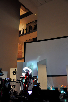Fischerspooner. <i>Between Worlds</i>. 2009. Performed at The Museum of Modern Art,
2009. &copy; 2009 Tim Hailand/ The Museum of Modern Art