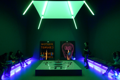 Installation view of <i>Projects 98: Slavs and Tatars</i>. 2012. The Museum of Modern Art, New York.
Photo: Courtesy of the artists