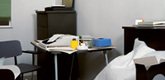 Thomas Demand. <i>Room (Zimmer)</i>. 1996. Chromogenic color print. 67 3/4" x 7' 7 3/8" (172 x 232 cm). The Museum of Modern Art, New York. Gift of the Nina W. Werblow Charitable Trust. &copy; 2005 Thomas Demand