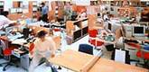 <i>Garage</i> mail catalogue, Japan. Example of contemporary work environment. 2000. Photo: Plus Corporation, Garage Division