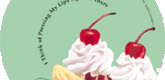 Julia Jacquette. Design for paper plate, <i>Banana Split</i>. 1999. 7" (17.8 cm) diam.