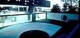 Rem Koolhaas and Office for Metropolitan Architecture. Maison &agrave; Bordeaux, France. 1998. Principle facade and courtyard. Photo: Hans Werlemann/Hectic Pictures