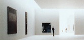<i>Interior perspective of collection gallery 2</i>. 1997. Computer-generated print mounted on foam board, 10 5/8' x 21" (27 x 53.3 cm). Photo: Kotaro Hirano