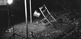 Robert Cumming. <i>Two Views of One Mishap of Minor Consequence</i>. 1973. (Right panel). Gelatin-silver print. Gift of Mrs. Adam P. Bartos