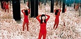 Yayoi Kusama. <i>Infinity Mirror Room--Phalli's Field (or Floor Show)</i>. 1965. Installation view. Sewn stuffed fabric, plywood, and mirrors. 8' 1/8" x 16' 3/8" x 16' 3/8" (2.5 x 5 x 5 m). Reconstructed 1998