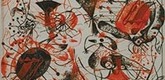 Joan Mir&oacute;. <i>Plate 8 from the Black and Red Series</i>. 1938. Etching, 6 5/8 x 10 1/8" (16.8 x 26.8 cm). The Museum of Modern Art, New York. Purchased with the Frances Keech Fund and funds given by Agnes Gund and Daniel Shapiro, Gilbert Kaplan, Jeanne C. Thayer, Reba and Dave Williams, Lee and Ann Fensterstock, Linda Barth Goldstein, Walter Bareiss, Mrs. Melville Wakeman Hall, Emily Rauh Pulitzer, and Herbert D. Schimmel &copy; Estate Joan Miró/Artists Rights Society (ARS), New York