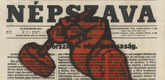 Mihály Biró. NÉPSZAVA: Magyarország népköztársaság (People's Voice: People's Republic of Hungary). 1918. Lithograph and newsprint, 37 x 25" (94 x 63.5 cm). The Museum of Modern Art, New York. Gift of Jo Carole and Ronald S. Lauder, 2009