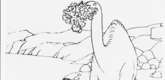 <i>Gertie the Dinosaur.</i> 1914. USA. Directed by Winsor McCay. Preserved with funding from Celeste Bartos