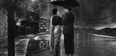 <i>Shree 420</i>. 1955. India. Directed by Raj Kapoor. Pictured: Nargis (left) and Raj Kapoor (right). Image courtesy of University of California, Berkeley Art Museum & Pacific Film Archive
