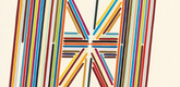 Tauba Auerbach. The Whole Alphabet, From the Center Out, Digital, V. 2006. Gouache on paper on panel 30 x 22″ (76.2 x 55.9 cm). Private Collection © 2011 Tauba Auerbach. Courtesy Paula Cooper Gallery, New York