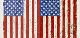 Jasper Johns. <i>Flags I.</i> 1973. Screenprint, 27 3/8 x 35 1/4" (69.5 x 89.5 cm). Publisher: the artist and Simca Print Artists Inc., New York. Printer: Simca Print Artists Inc., New York. Edition: artist’s proof before the edition of 65. Gift of Barbara Bertozzi Castelli, New York, 2011. &copy; 2012 Jasper Johns/Licensed by VAGA, New York