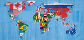 Alighiero Boetti (Italian, 1940&ndash;1994). <i>Mappa (Map)</i>. 1989&ndash;1994. Embroidery on fabric 100 x 231 ½” (254 x 588 cm). Collection Giordano Boetti, Rome. &copy; 2012 Estate of Alighiero Boetti / Artists Rights Society (ARS), New York / SIAE, Rome