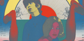 Yokoo Tadanori. Diary of a Shinjuku Thief (Sōzōsha) (Shinjuku dorobō nikki [Sōzōsha]). 1968. Screenprint. 39 1/4 x 28″ (99.7 x 71.1 cm). The Museum of Modern Art, New York. Gift of the designer. © 2012 Yokoo Tadanori