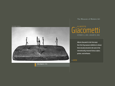 Interactives: <i>Alberto Giacometti</i>, 2001