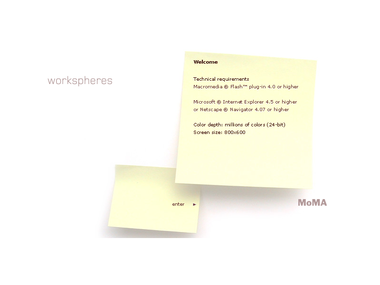 Interactives: <i>Workshperes</i>, 2001