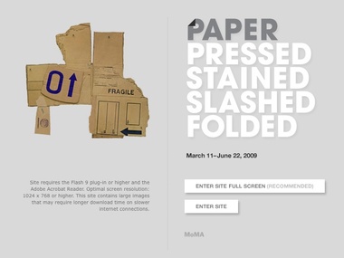 Paper exhibition site