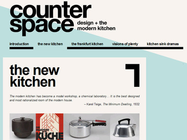 From the exhibition site <i>Counter Space: Design and the Modern Kitchen</i>